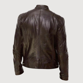 Markus | Veste en cuir premium