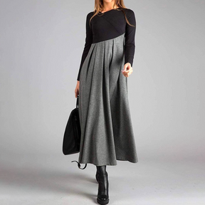 Vinoa | Robe maxi à manches longues