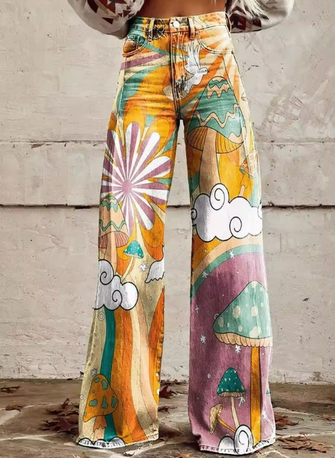 JansenStyle™ Nina | Boho Vintage Broek