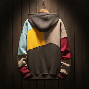 JansenStyle™ Arlo - Oversized patchwork-hoodie