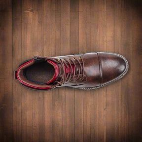 JansenStyle™ Dawson | Leren Oxford Boots