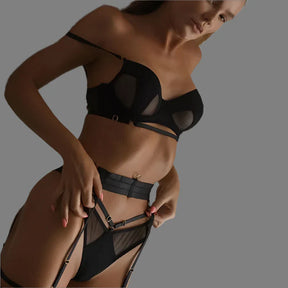 JansenStyle™ Sanne | luxe 3-delige Franse lingerieset