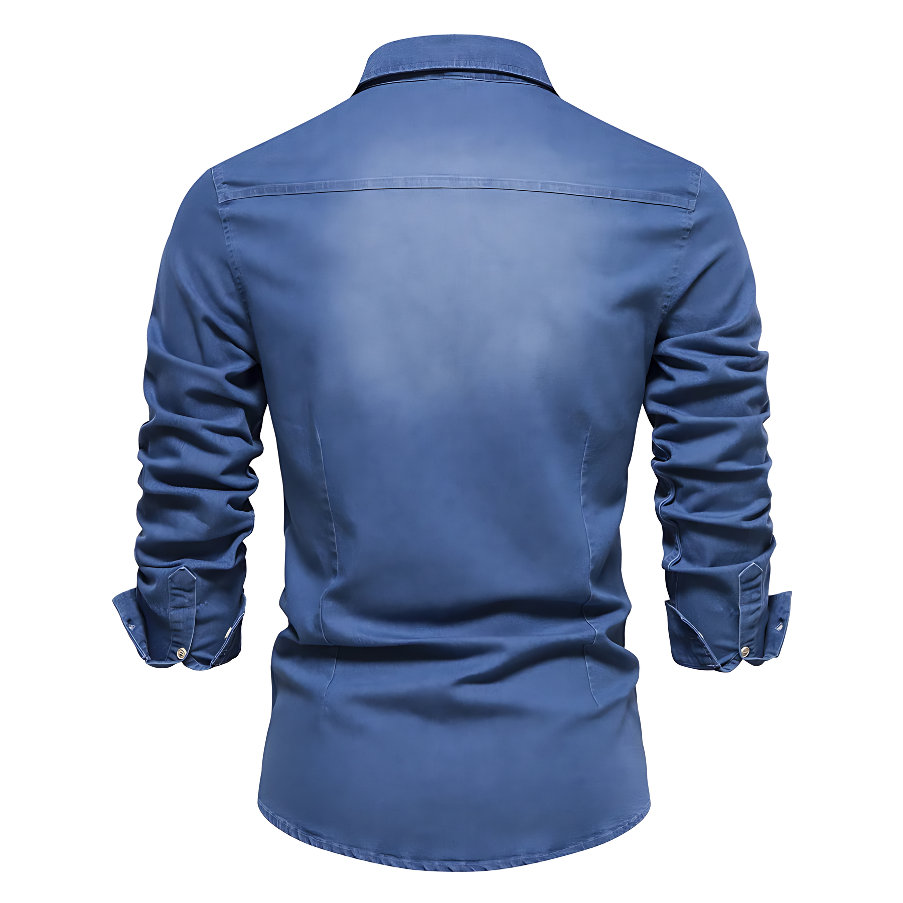 Ruggiero™ - Chemise en denim de coton pour homme