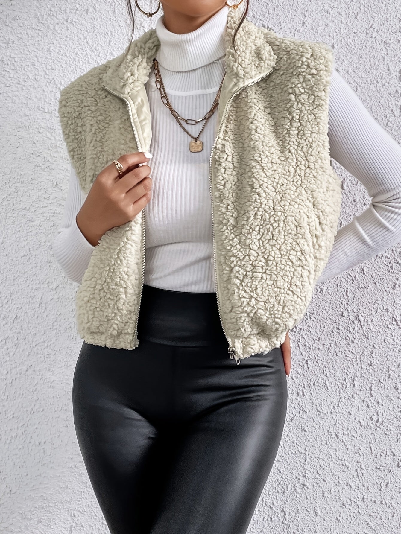 JansenStyle™ Livia | Teddy bodywarmer