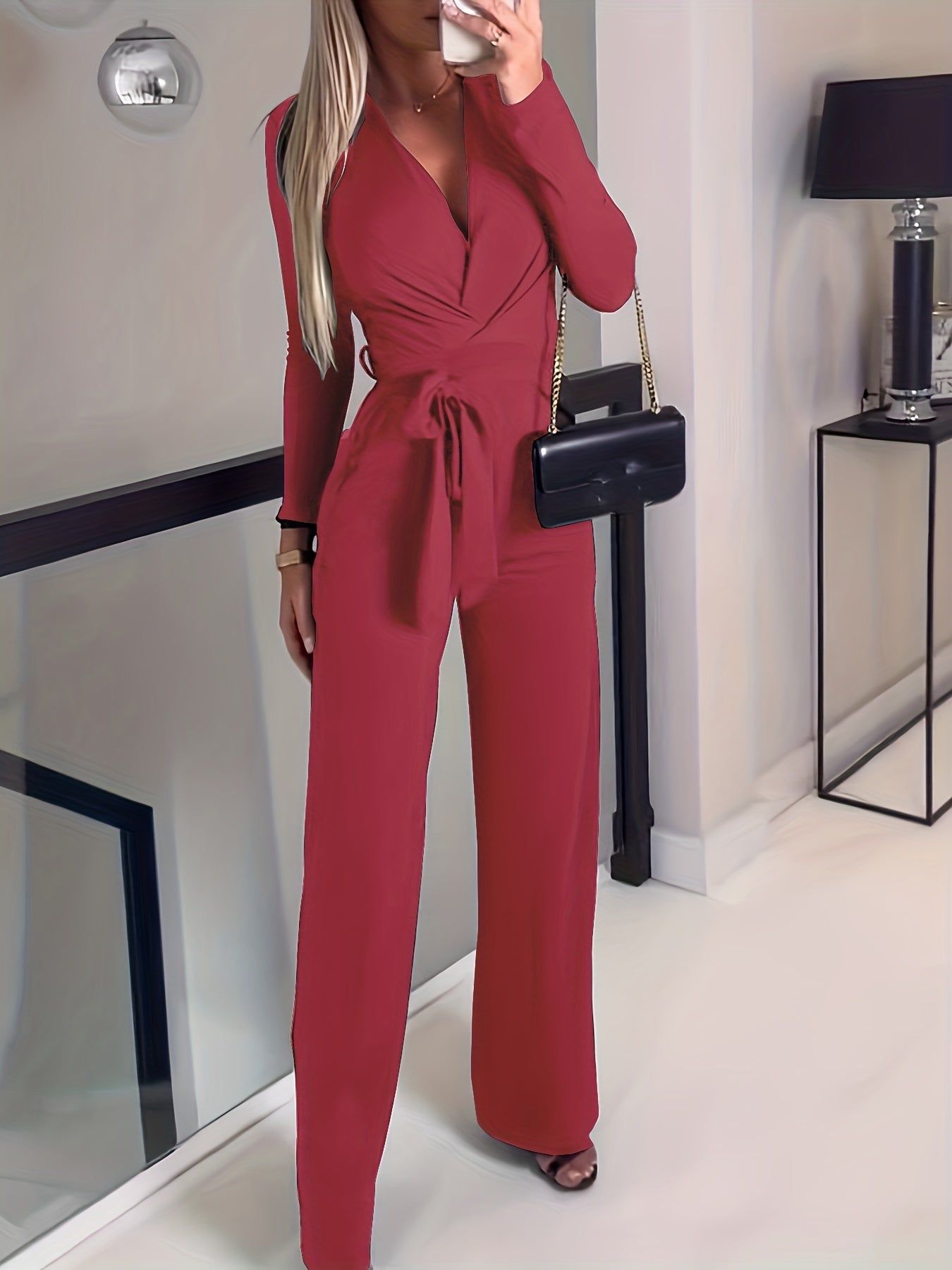 JansenStyle™ Esmee | Jumpsuit met lange mouwen