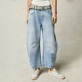 JansenStyle™ Ninthe - JEANS MET WIJDE PIJPEN