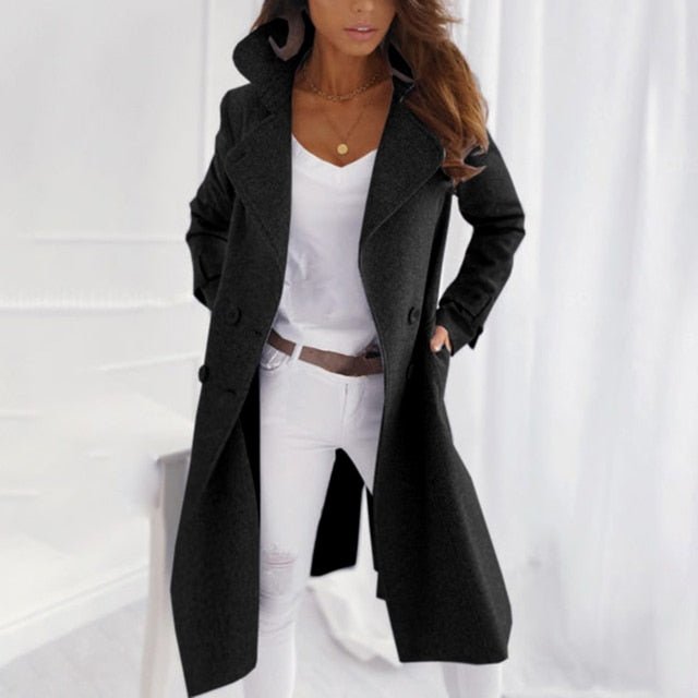 JansenStyle™ Bente - Stijlvolle Winter Jas