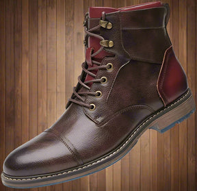 JansenStyle™ Dawson | Leren Oxford Boots